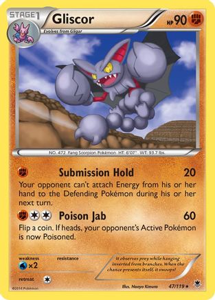 Gliscor 47/119 - XY  Phantom Forces - Poke-Collect