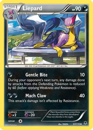 Liepard 57/119 - XY  Phantom Forces - Poke-Collect
