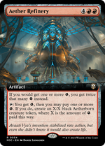 Aether Refinery (M3C-054) - Modern Horizons 3 Commander: (Extended Art) - Poke-Collect