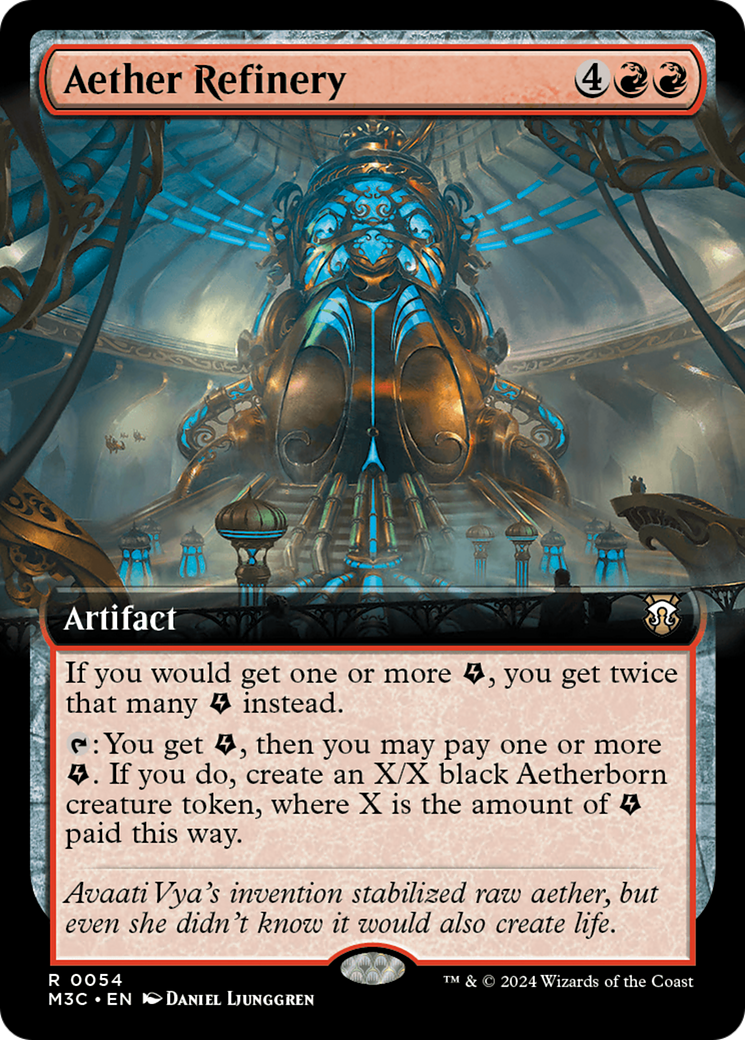Aether Refinery (M3C-054) - Modern Horizons 3 Commander: (Extended Art) - Poke-Collect