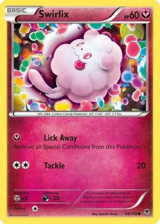 Swirlix 68/119 - Phantom Forces Reverse Holofoil - Poke-Collect
