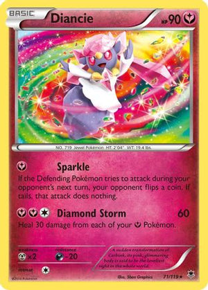 Diancie 71/119 - XY  Phantom Forces Holofoil - Poke-Collect