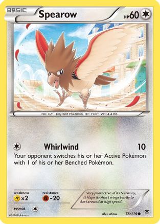 Spearow 78/119 - Phantom Forces - Poke-Collect