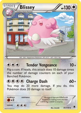 Blissey 81/119 - XY  Phantom Forces - Poke-Collect