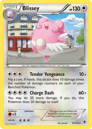 Blissey 81/119 - XY  Phantom Forces - Poke-Collect