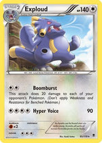 Exploud 85/119 - XY  Phantom Forces Reverse Holofoil - Poke-Collect