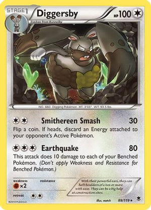 Diggersby 88/119 - XY  Phantom Forces - Poke-Collect