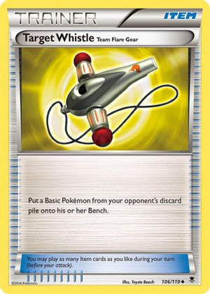 Target Whistle Team Flare Gear 106/119 - Phantom Forces - Poke-Collect