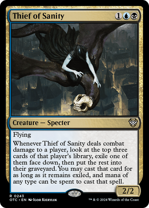 Thief of Sanity (OTC-243) - Outlaws of Thunder Junction Commander - Poke-Collect