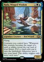 Nadu, Winged Wisdom (MH3-193) - Modern Horizons 3 Foil - Poke-Collect