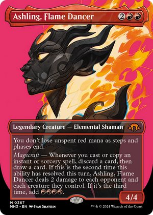 Ashling, Flame Dancer (Borderless) (MH3-367) - Modern Horizons 3 (Borderless) - Poke-Collect