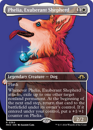 Phelia, Exuberant Shepherd (Borderless) (MH3-364) - Modern Horizons 3 (Borderless) - Poke-Collect