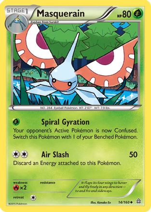 Masquerain 14/160 - XY  Primal Clash - Poke-Collect