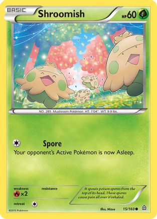 Shroomish 15/160 - XY  Primal Clash - Poke-Collect