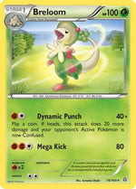 Breloom 16/160 - XY  Primal Clash Reverse Holofoil - Poke-Collect