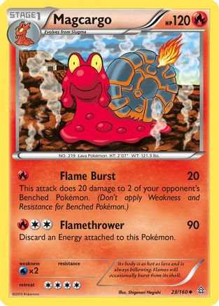 Magcargo 23/160 - XY  Primal Clash - Poke-Collect