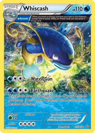 Whiscash 41/160 - Primal Clash - Poke-Collect