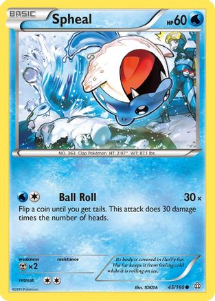 Spheal 45/160 - Primal Clash - Poke-Collect