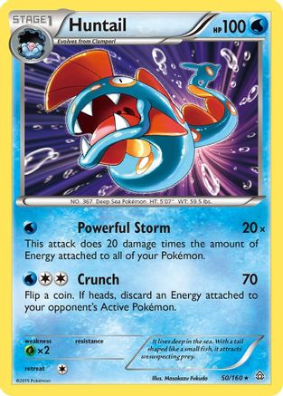 Huntail 50/160 - XY  Primal Clash Holofoil - Poke-Collect