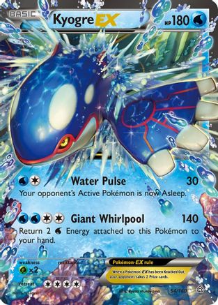 Kyogre EX 54/160 - XY  Primal Clash Holofoil - Poke-Collect