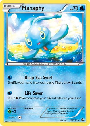 Manaphy 56/160 - XY  Primal Clash Reverse Holofoil - Poke-Collect