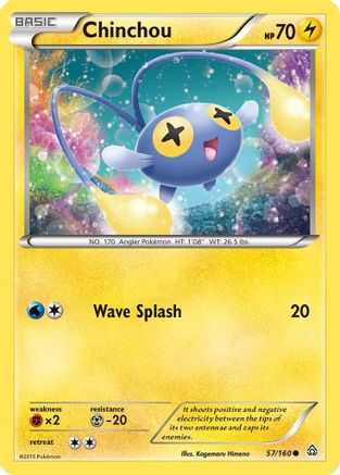 Chinchou 57/160 - XY  Primal Clash - Poke-Collect