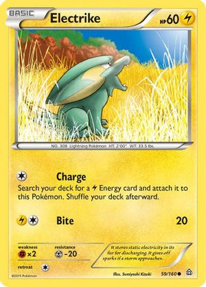 Electrike 59/160 - XY  Primal Clash - Poke-Collect