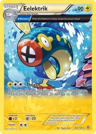 Eelektrik (Alpha) 64/160 - XY  Primal Clash - Poke-Collect