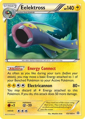 Eelektross 65/160 - XY  Primal Clash Reverse Holofoil - Poke-Collect