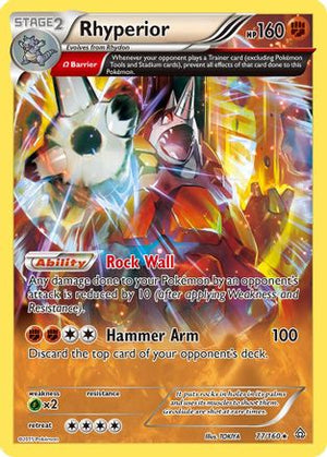 Rhyperior (Omega) 77/160 - XY  Primal Clash Holofoil - Poke-Collect