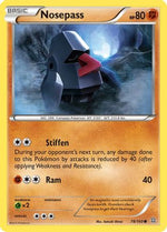 Nosepass 78/160 - XY  Primal Clash Reverse Holofoil - Poke-Collect