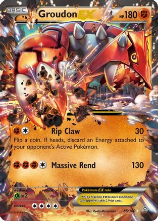 Groudon EX 85/160 - XY  Primal Clash Holofoil - Poke-Collect