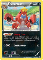 Crawdaunt 92/160 - XY  Primal Clash Reverse Holofoil - Poke-Collect