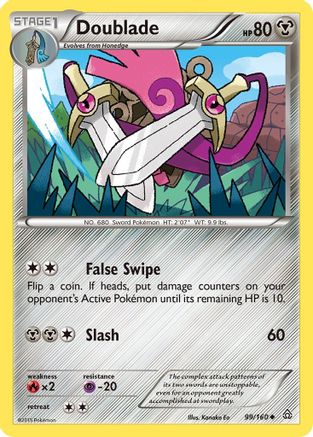 Doublade 99/160 - XY  Primal Clash - Poke-Collect