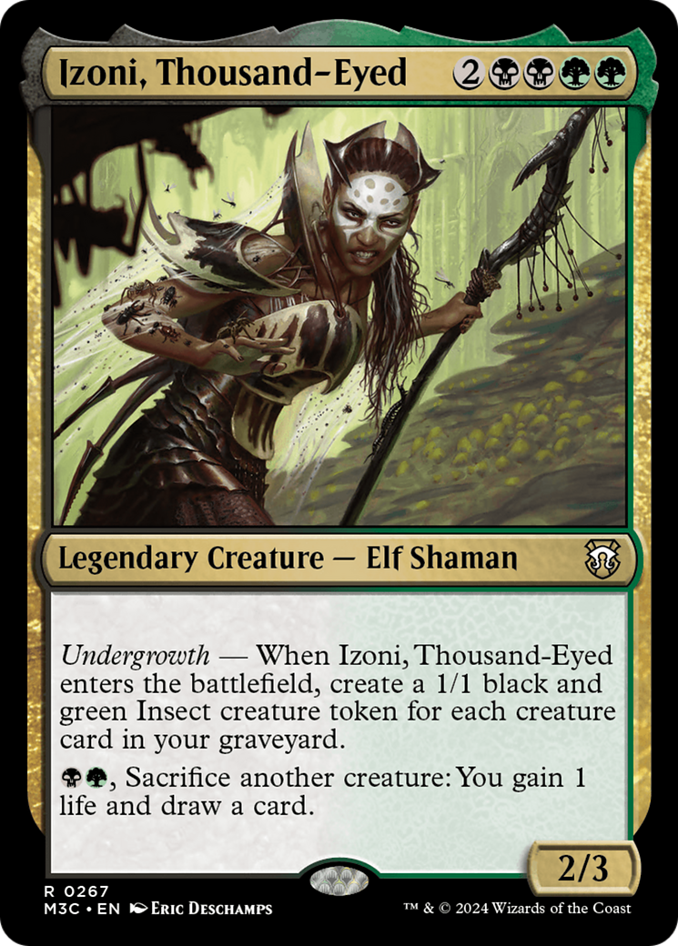 Izoni, Thousand-Eyed (M3C-267) - Modern Horizons 3 Commander - Poke-Collect
