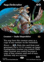 Naga Fleshcrafter (TDM-333) - Tarkir: Dragonstorm: (Showcase) (Borderless) - Poke-Collect