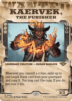 Kaervek, the Punisher (OTJ-289) - Outlaws of Thunder Junction: (Showcase) (Borderless) Foil - Poke-Collect