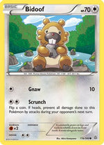 Bidoof 116/160 - XY  Primal Clash Reverse Holofoil - Poke-Collect