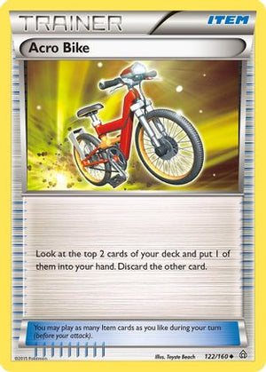 Acro Bike 122/160 - XY  Primal Clash Reverse Holofoil - Poke-Collect