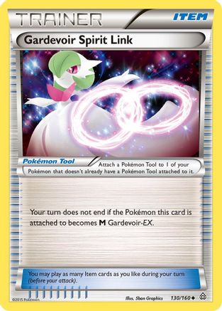 Gardevoir Spirit Link 130/160 - XY  Primal Clash Reverse Holofoil - Poke-Collect