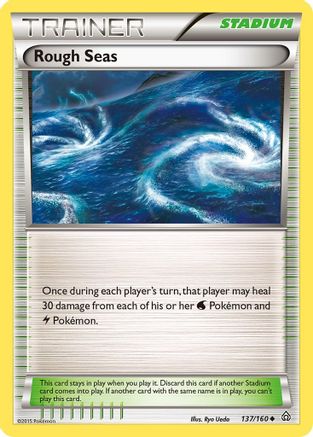 Rough Seas 137/160 - XY  Primal Clash Reverse Holofoil - Poke-Collect
