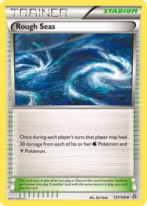 Rough Seas 137/160 - XY  Primal Clash Reverse Holofoil - Poke-Collect