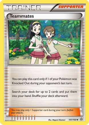 Teammates 141/160 - Primal Clash Reverse Holofoil - Poke-Collect