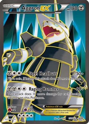 Aggron EX (153 Full Art) 153/160 - XY  Primal Clash Holofoil - Poke-Collect