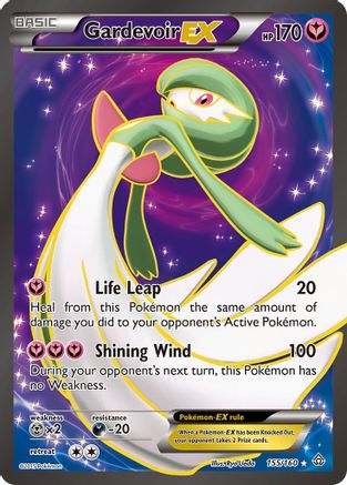 Gardevoir EX (155 Full Art) 155/160 - XY  Primal Clash Holofoil - Poke-Collect