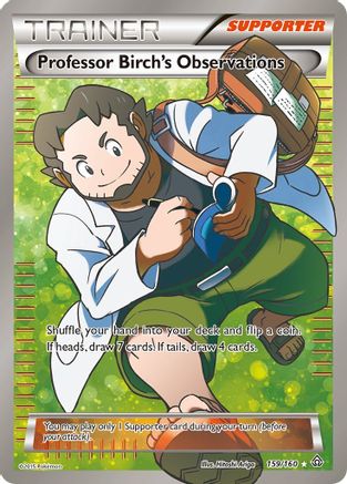 Professor Birch's Observations (159 Full Art) 159/160 - XY  Primal Clash Holofoil - Poke-Collect