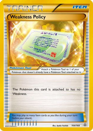 Weakness Policy 164/160 - Primal Clash Holofoil - Poke-Collect