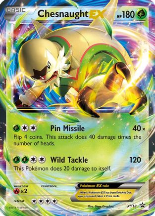 Chesnaught EX - XY18 XY18/211 - XY Promos Holofoil - Poke-Collect