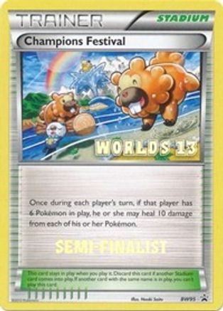 Champions Festival - BW95 (Worlds 13) [Semi-Finalist] BW95 - Black and White Promos - Poke-Collect