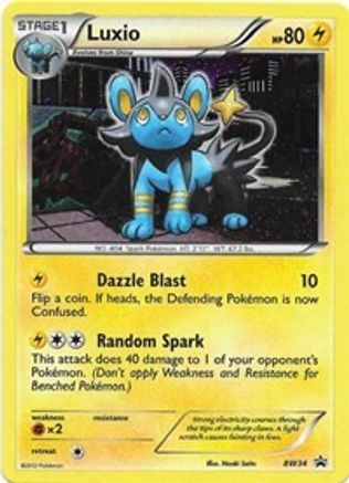 Luxio - BW34 (Cracked Ice Holo) BW34 - Black and White Promos Holofoil - Poke-Collect
